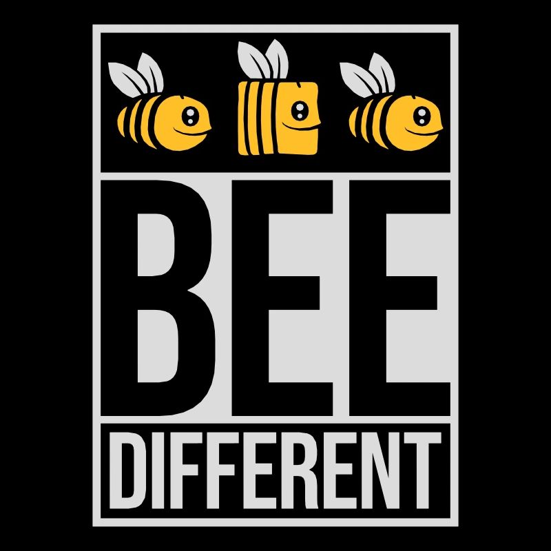 bee different Spruch Zitat