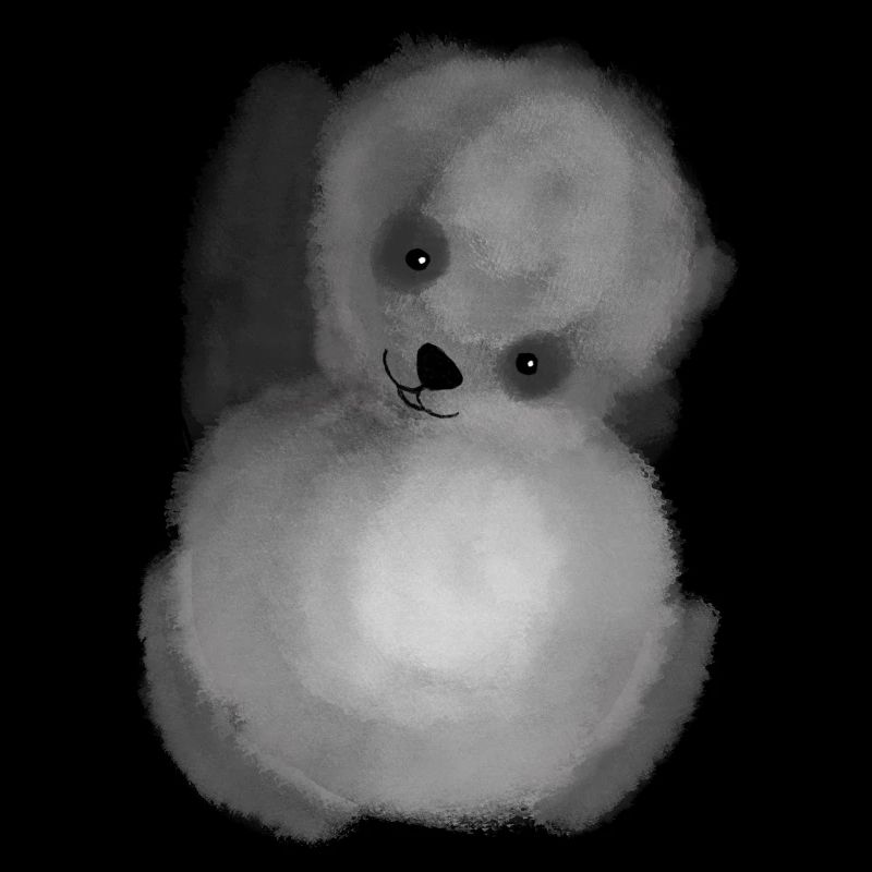 Cute little panda baby