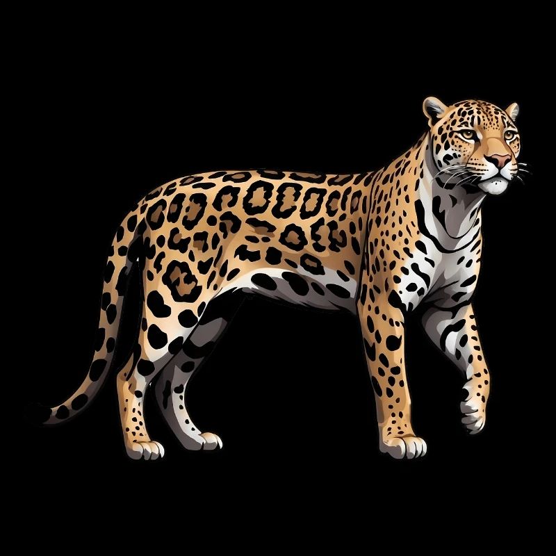 Léopard - Autocollant Animal