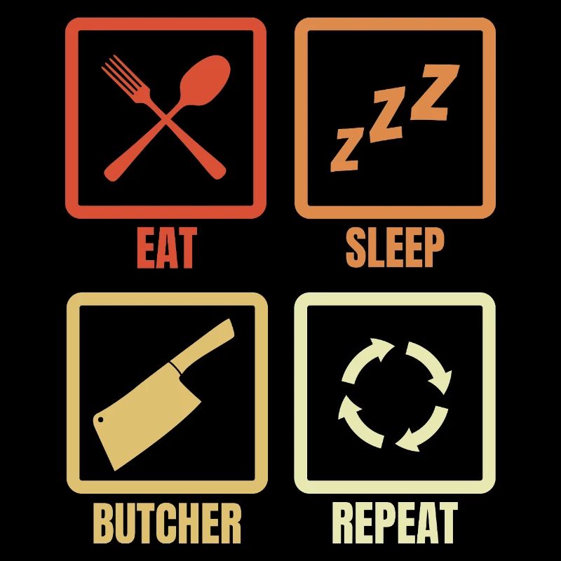 Manger Dormir Boucher Répéter
