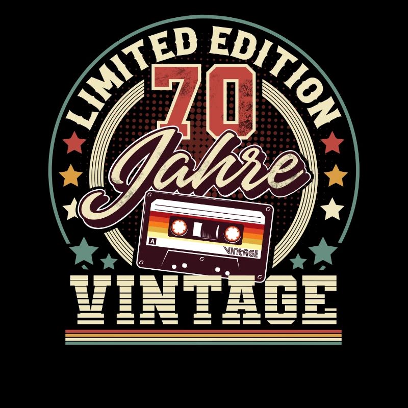70e anniversaire Vintage