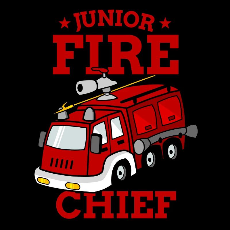 Junior Fire Chief Fire Department Kids Gift