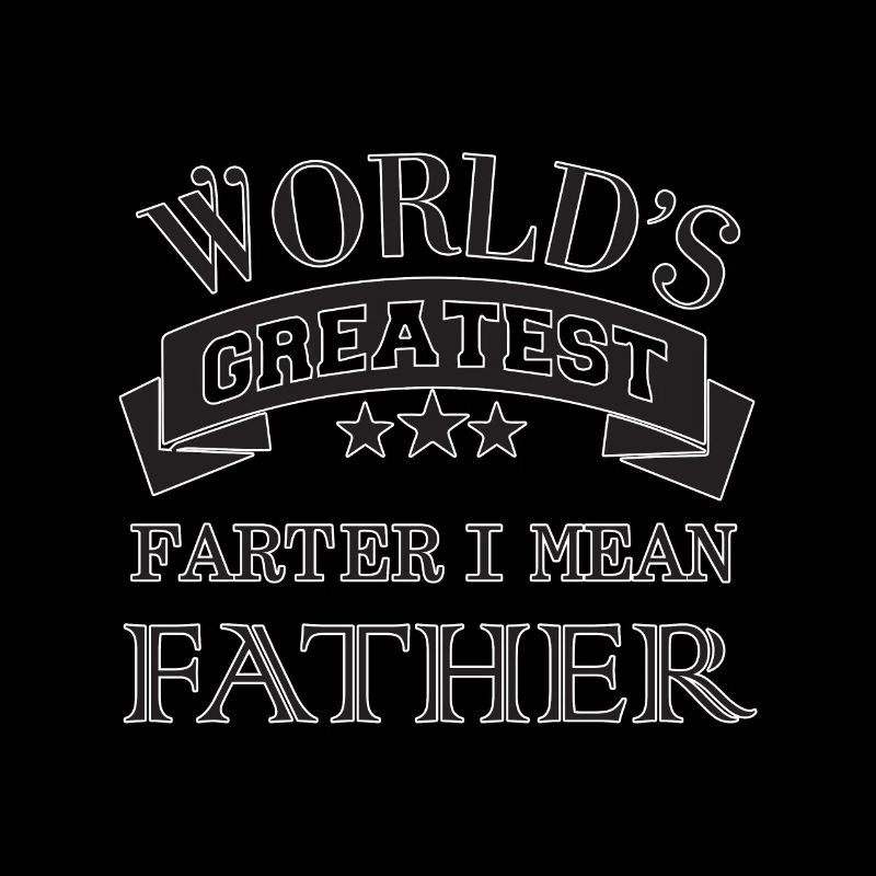 Weltbester Vater Spruch Design