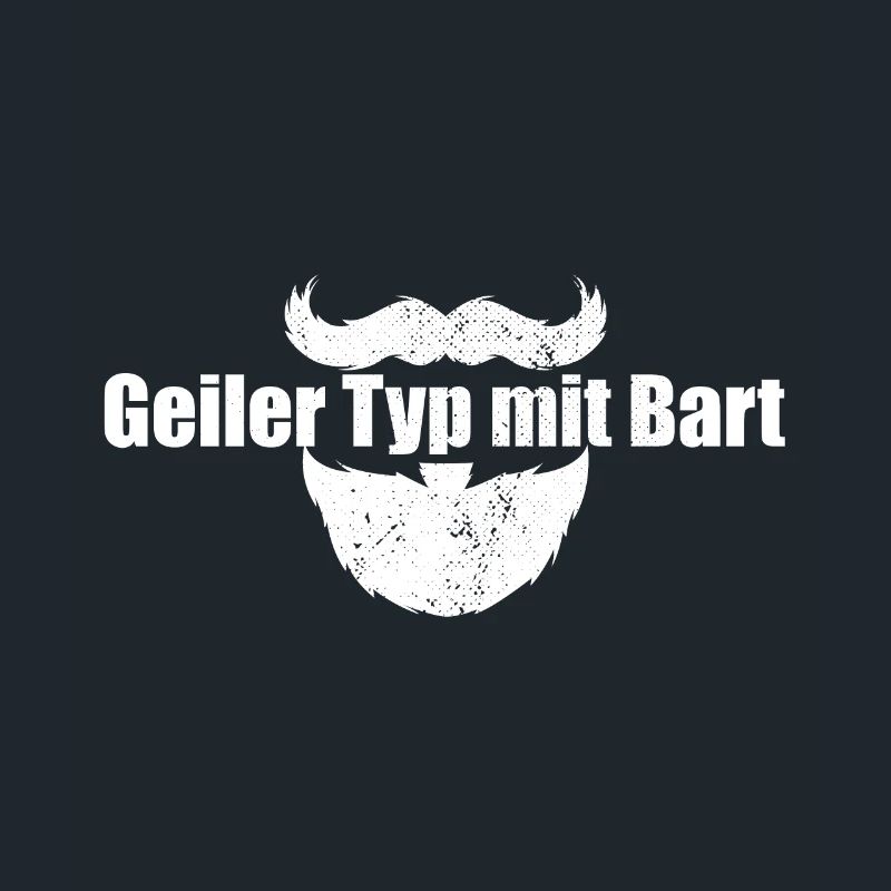 Geiler Typ Mit Bart Bartträger Barbier Vollbart