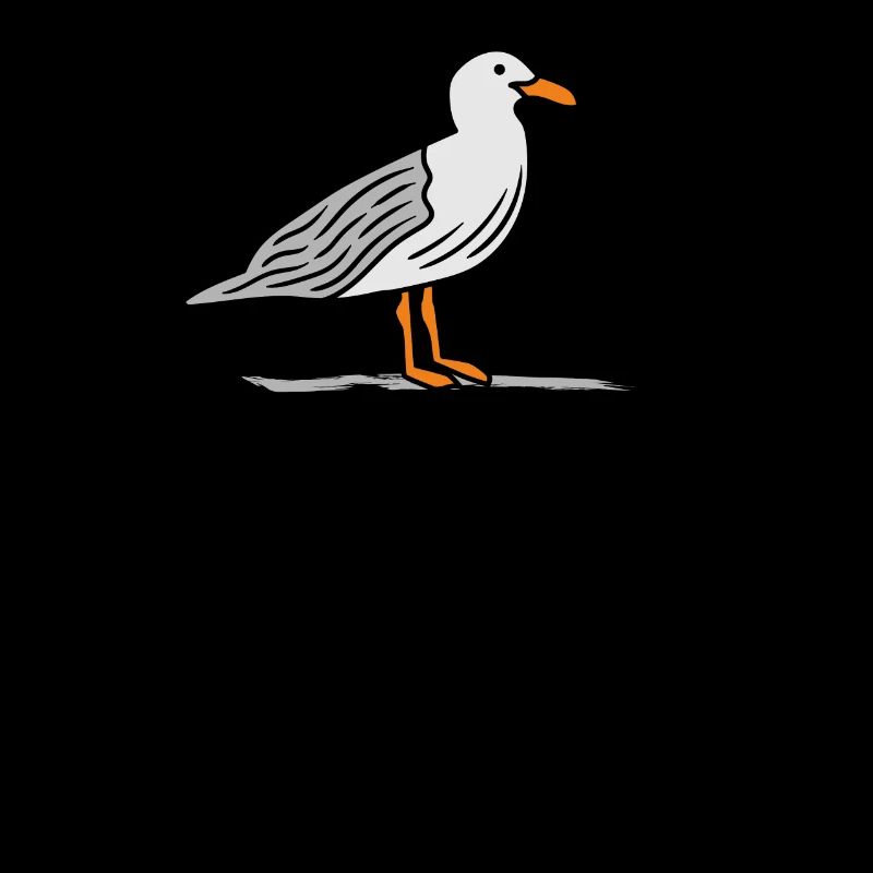 Seagull on stone