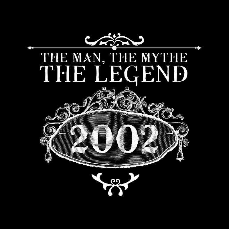 2002| Vintage Legend since 2002 birthday