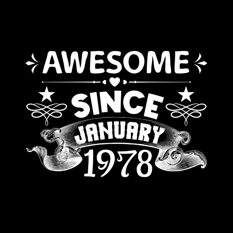 January 1978 | Awesome since January 1978