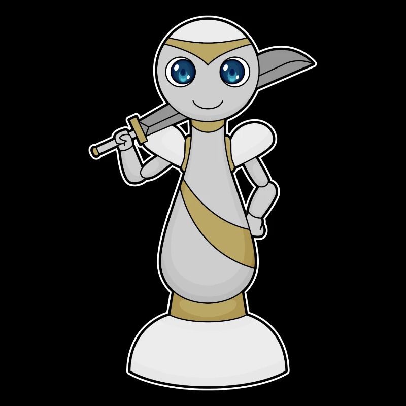 Schachfigur Bauer Schwert Schach