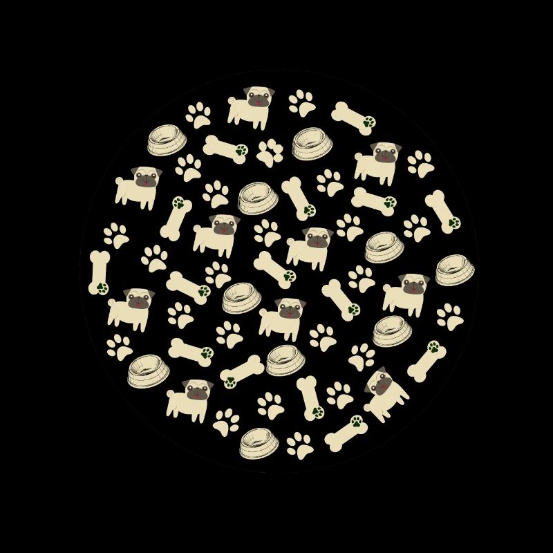 Pug Pattern - Pug Lovers Apparel
