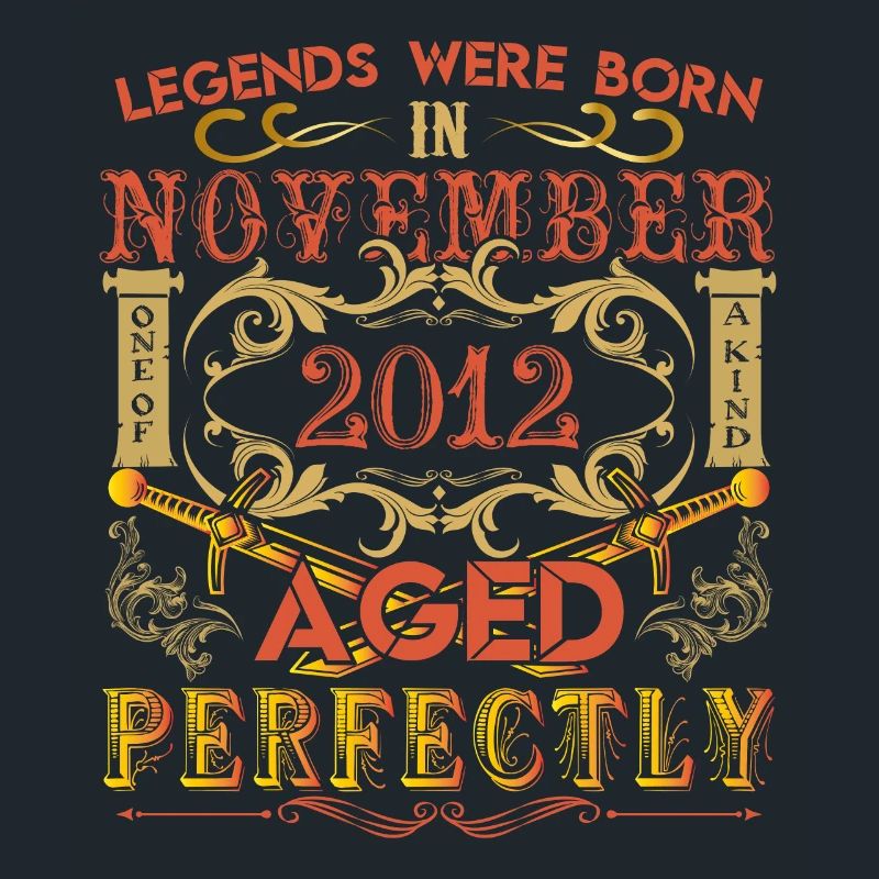November 2012 - Geburtstag 2012 wurden Legenden geboren.