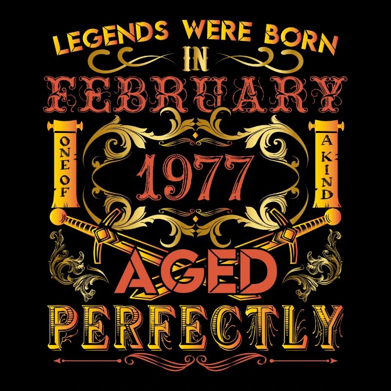 February 1977 - birthday 1977 legends were born.