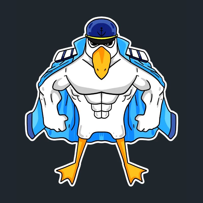 Muscular Seagull Seagull Gift