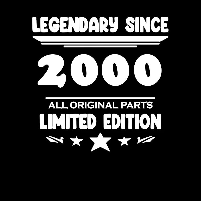 2000 - Année de construction 2000 - Année de naissance 2000