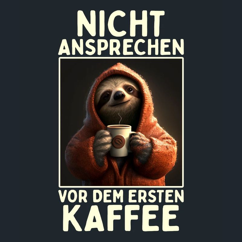 Faultier Nicht Ansprechen Vor Kaffee Morgenmuffel