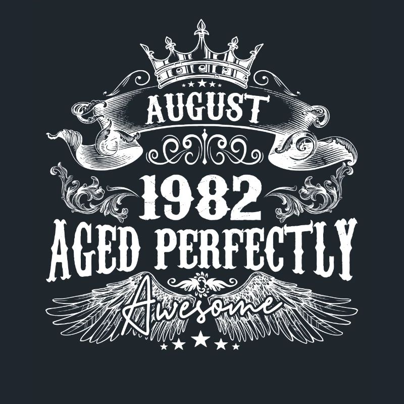 1982 | August 1982 Geburtstag Perfekt gealtert