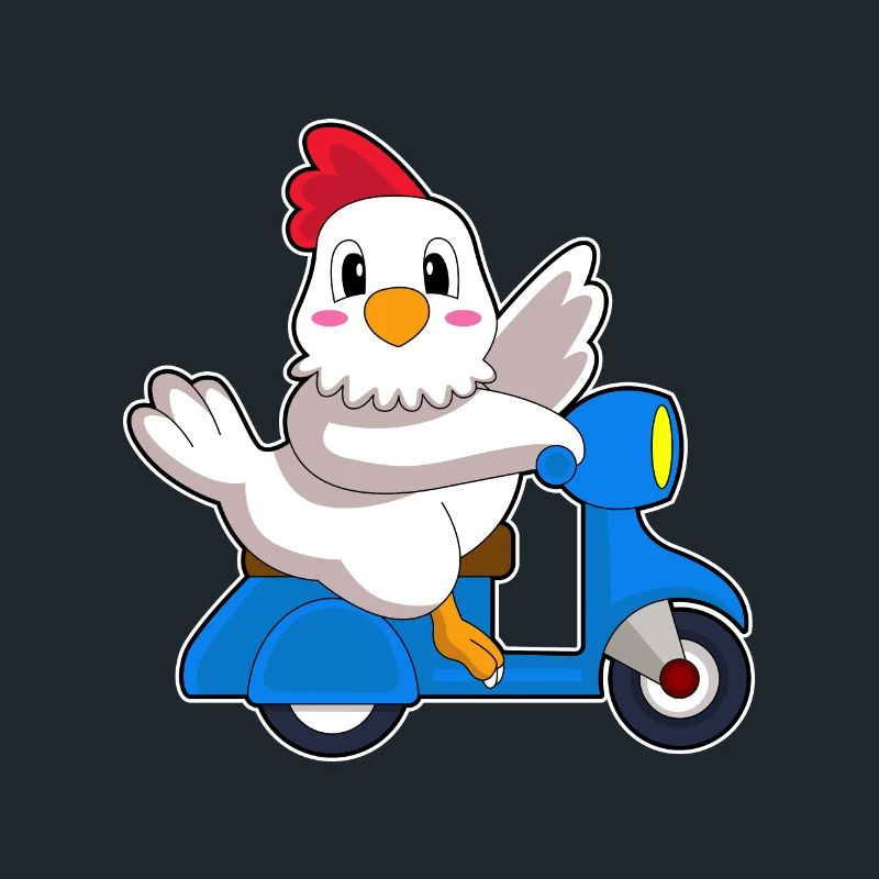 Huhn Motorroller