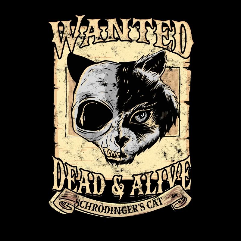 Gesuchte Schrodingers Cat Alive Dead Quantenphysik