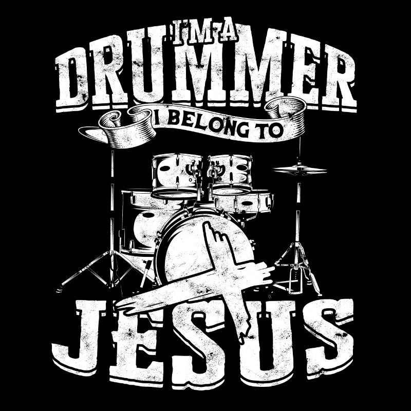 Drummer Jesus Cross Drummer Drummer
