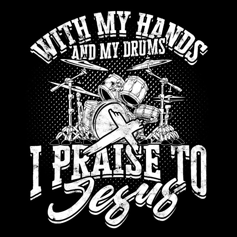 Drummer Jesus Cross Drummer Drummer