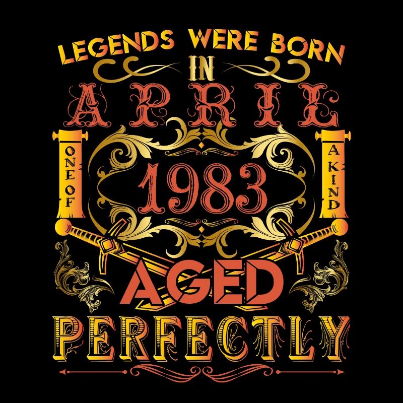 1983 April - Geburtstag 1983 Legenden April
