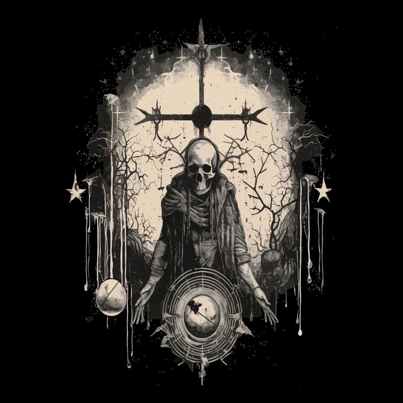Gothic Witchcraft Ritual Darkness Skeleton Skull