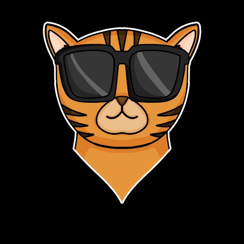 cool cat with sunglasses