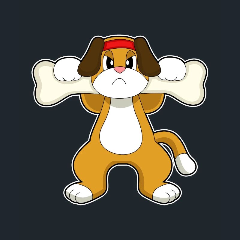 Dog Bodybuilder Bones