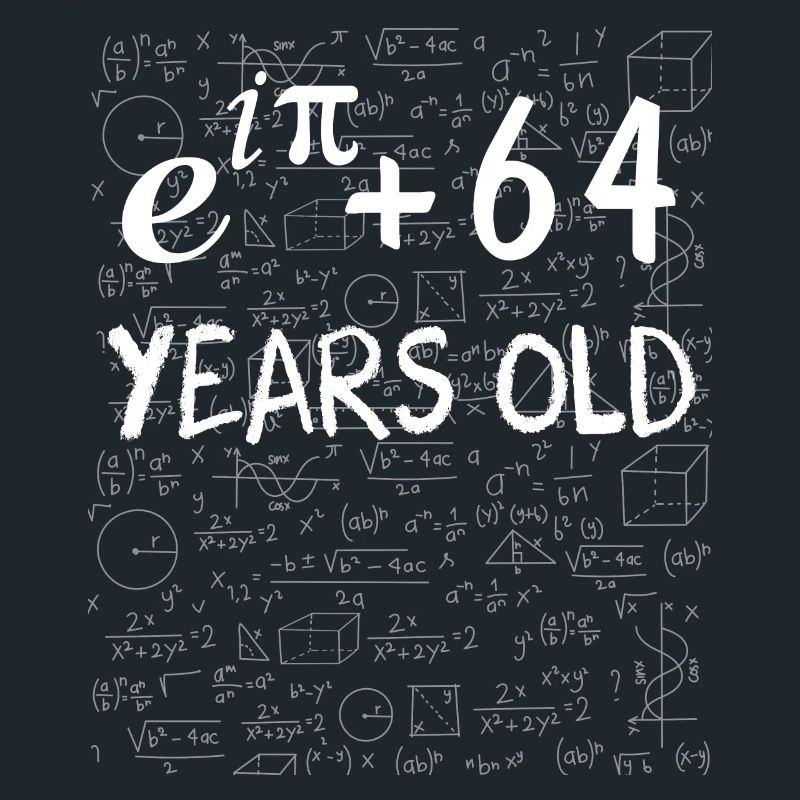 63rd Birthday 63 Years Euler Identity Math Gift