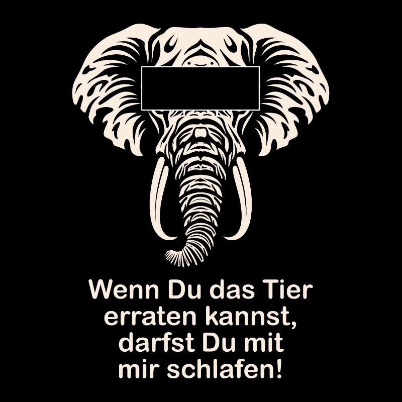 Elefant Lustiger Spruch Witzige Geschenkidee
