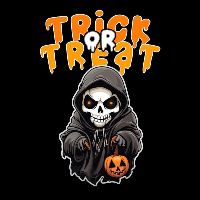 Halloween Design Squelette effrayant