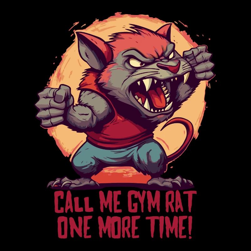 Nenn mich noch einmal eine Fitnessstudio-Ratte
