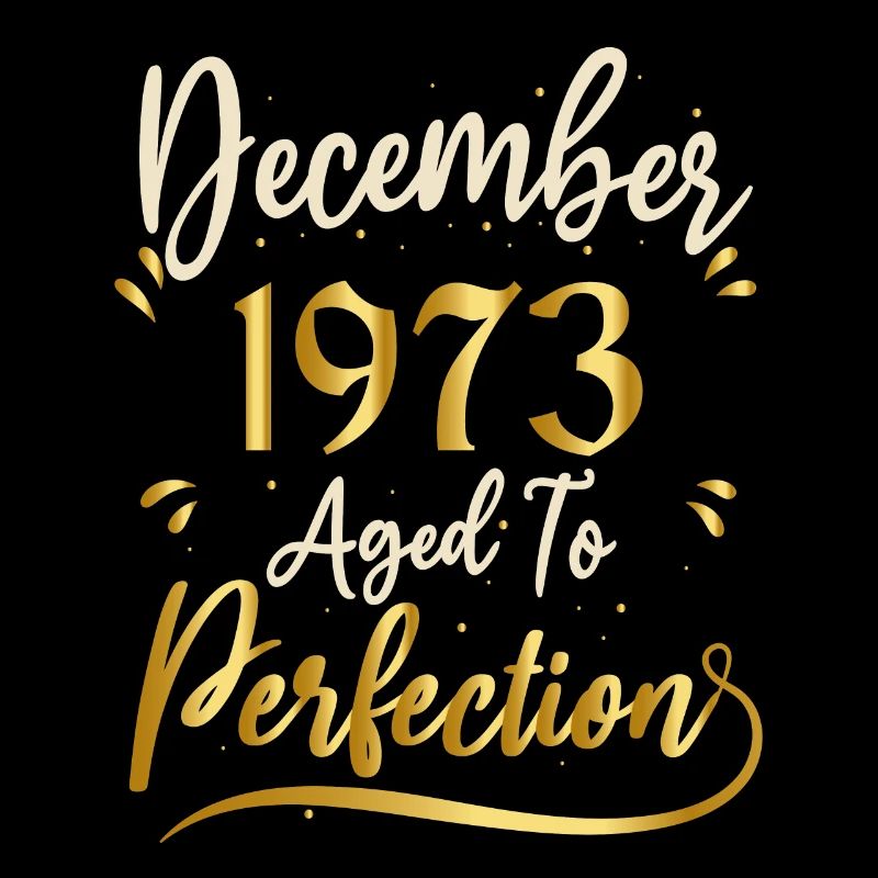 Décembre 1973 Décembre anniversaire December 1973