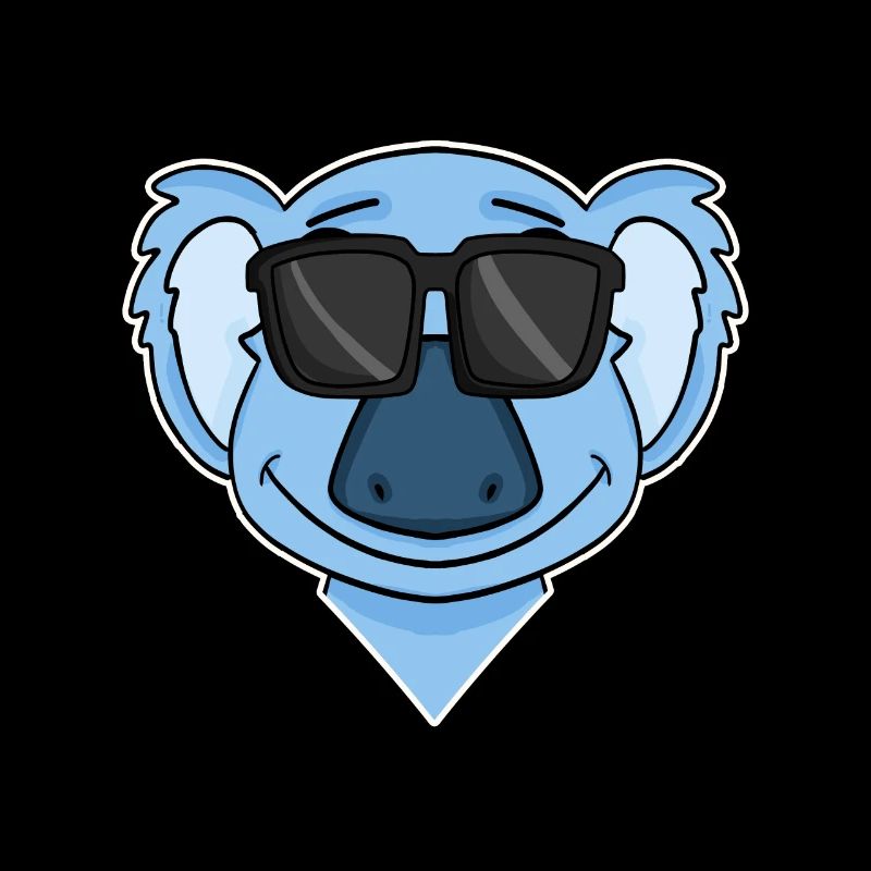 Koala mit Brille
