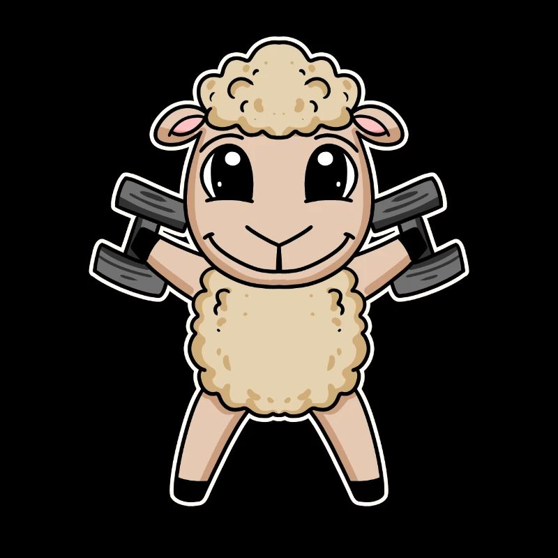 Sheep Dumbbell Training Strength Training Fitness