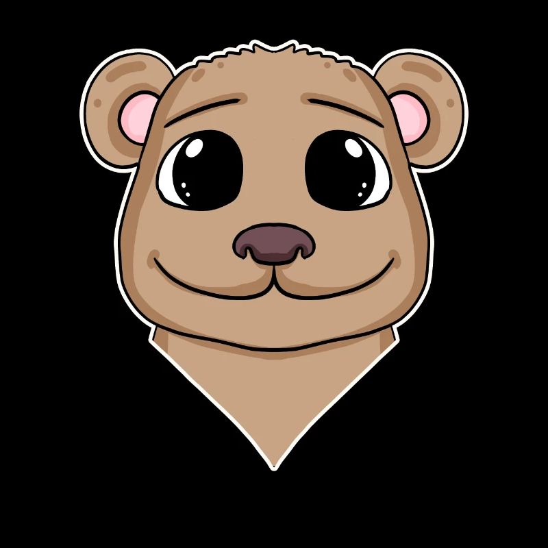 Tête d’animal d’ours Tête d’animal