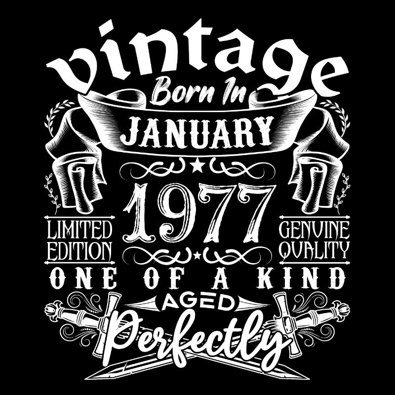 Januar 1977 Geburtstag Januar 1977 Januar