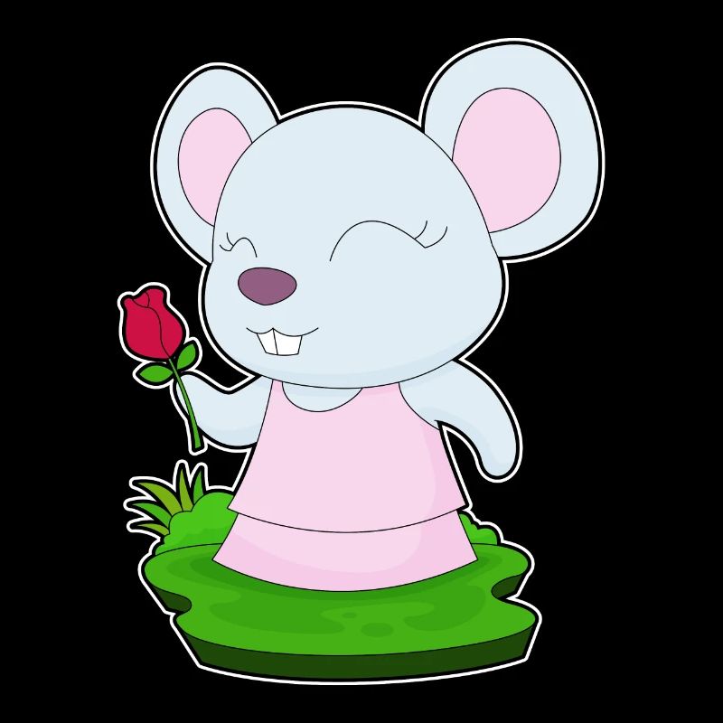 Maus Rose Blumen
