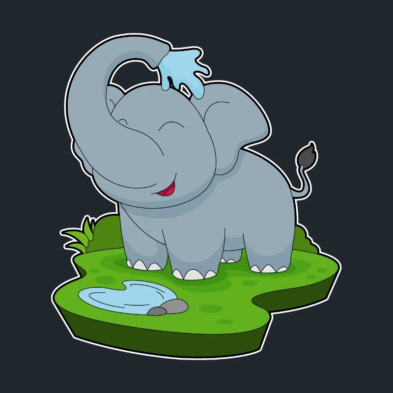 Eau de baignade des éléphants