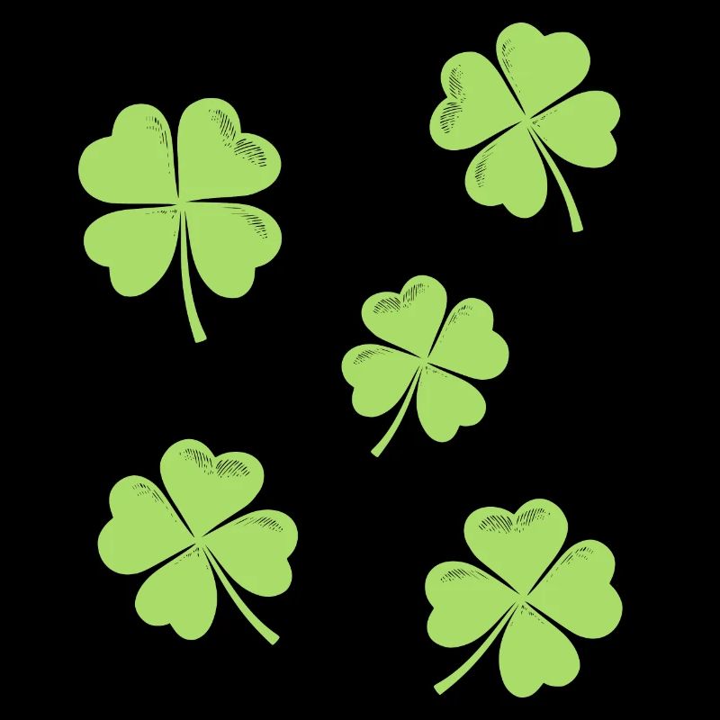 Four-leaf clover St Patrick's Day Luck
