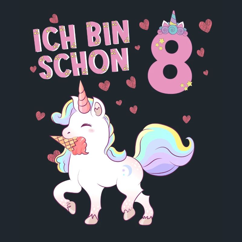 ich bin schon 8 Einhorn