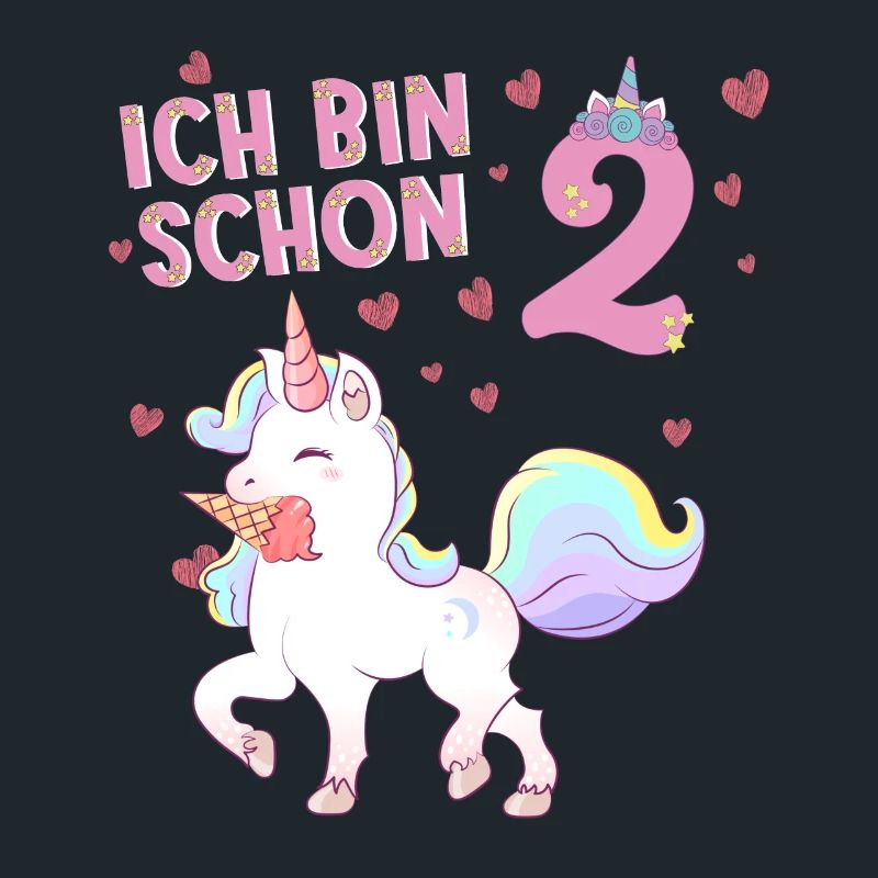 ich bin schon 2 Einhorn 