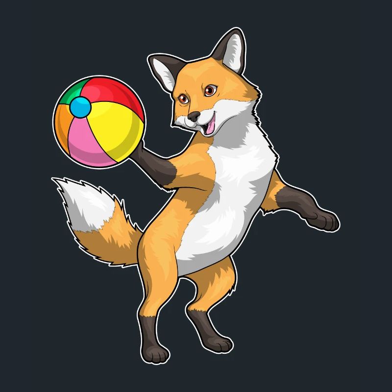 Ballon de plage Fox