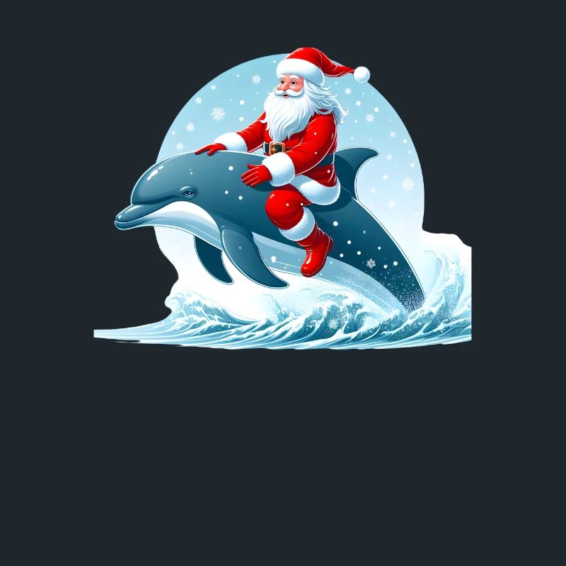 Delfin Weihnachtsmann