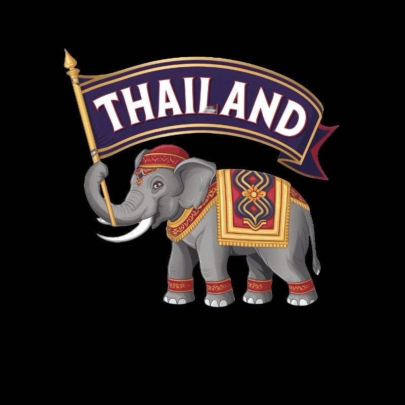 Fier éléphant de Thaïlande