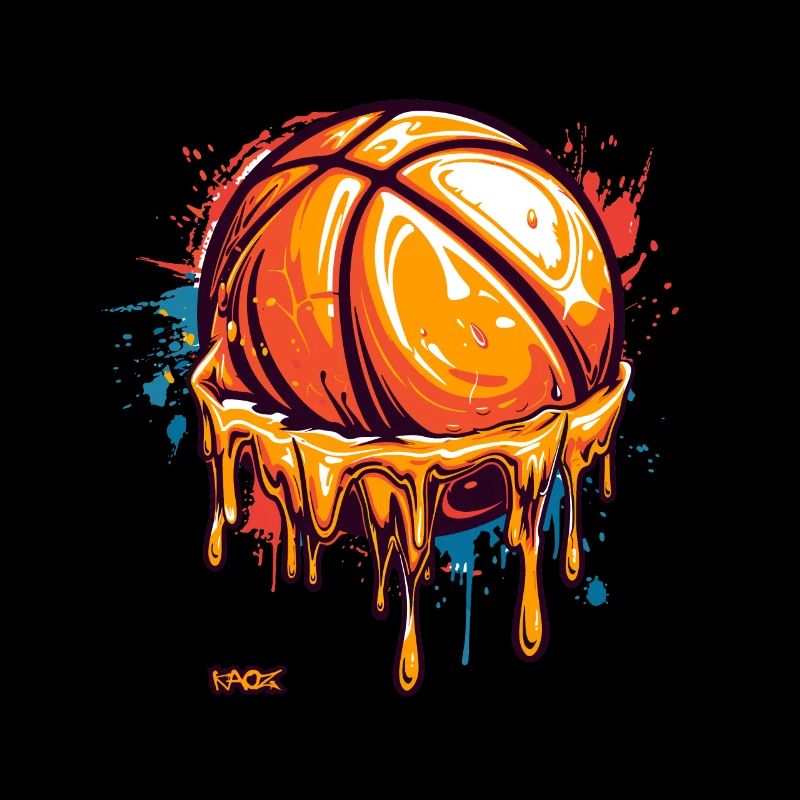 Spritziger Basketball