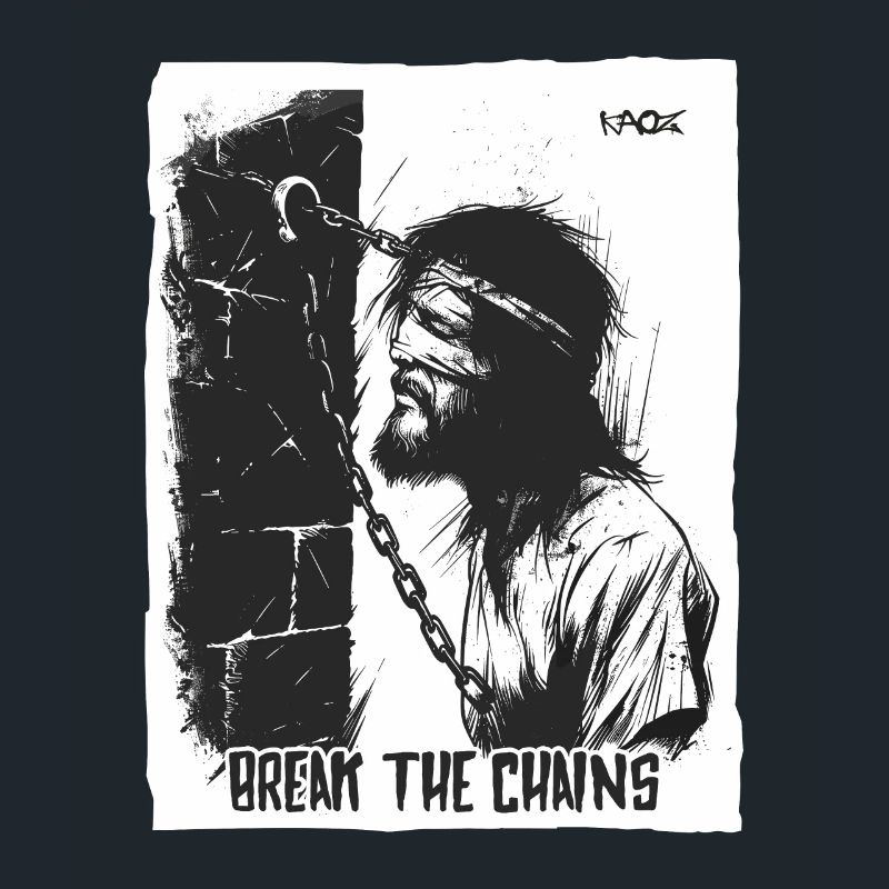 Suffering man, break the chains