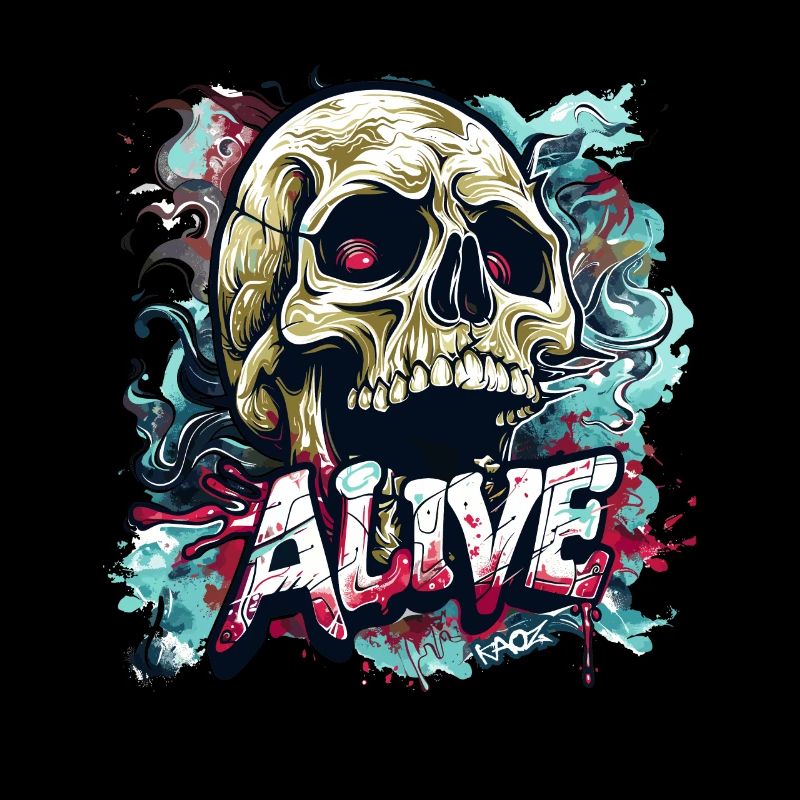 This skull is alive