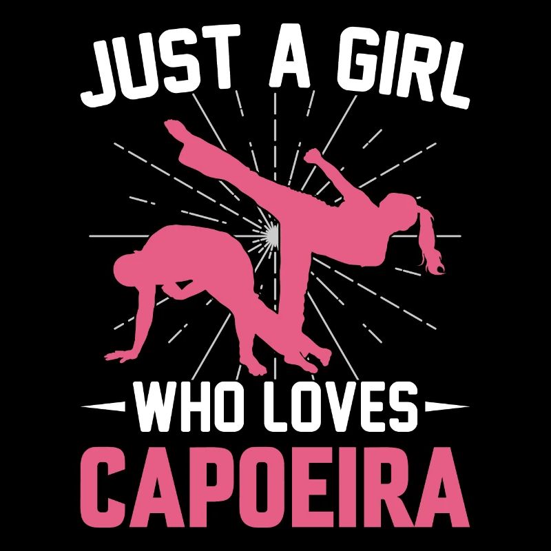Nur ein Mädchen, das Capoeira liebt