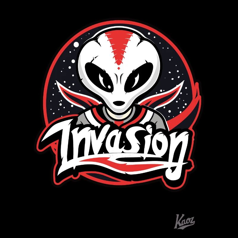 Alien-Invasion-Maskottchen