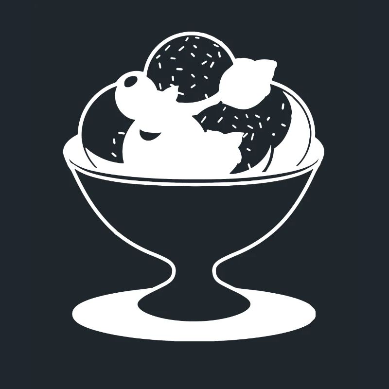 Dessin de coupe glacée